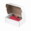 Подарочный набор Portobello красный в малой универсальной подарочной коробке (Спортбутылка, Ежедневник недат А5, Ручка) с логотипом  заказать по выгодной цене в кибермаркете AvroraStore