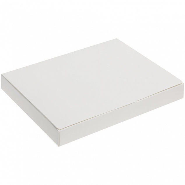 Самосборная коробка под ежедневник и ручку, белая с логотипом  заказать по выгодной цене в кибермаркете AvroraStore