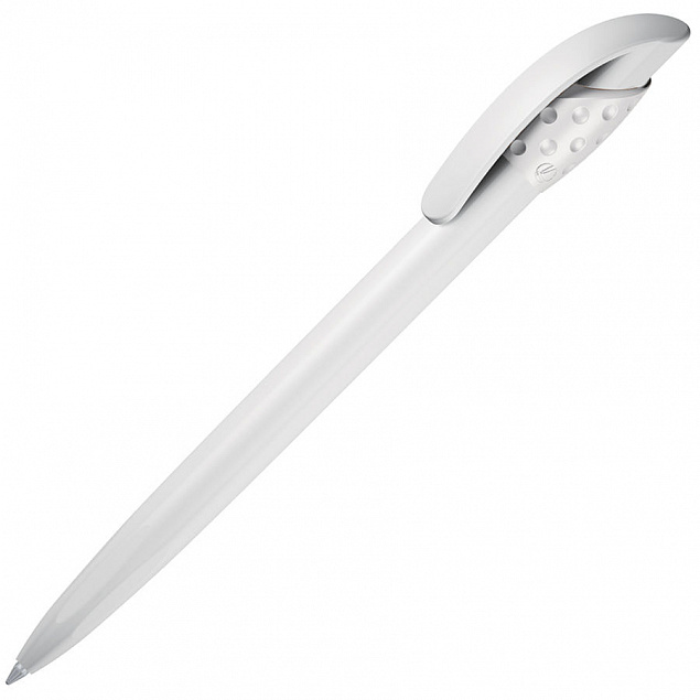 Ручка шариковая GOLF WHITE с логотипом  заказать по выгодной цене в кибермаркете AvroraStore