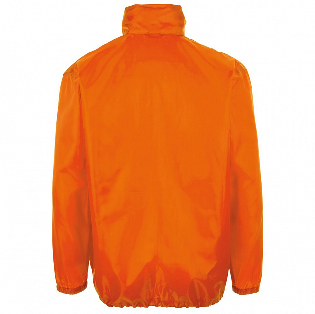 Ветровка унисекс SHIFT, оранжевая с логотипом  заказать по выгодной цене в кибермаркете AvroraStore