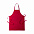 Фартук KONNER, красный, 20% хлопок, 80% полиэстер с логотипом  заказать по выгодной цене в кибермаркете AvroraStore