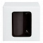 Коробка для кружки Window, белая с логотипом  заказать по выгодной цене в кибермаркете AvroraStore