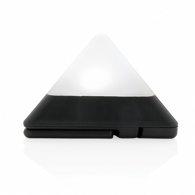 Светильник Triangle, черный с логотипом  заказать по выгодной цене в кибермаркете AvroraStore