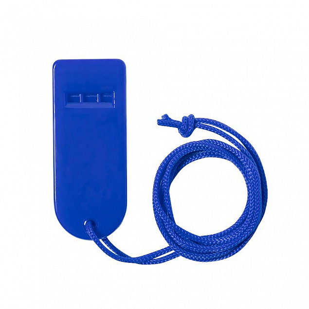 Свисток, синий с логотипом  заказать по выгодной цене в кибермаркете AvroraStore