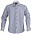 Рубашка мужская в полоску RENO, серая с логотипом  заказать по выгодной цене в кибермаркете AvroraStore