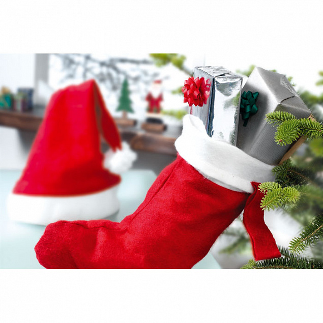 Рождественский сапожок с логотипом  заказать по выгодной цене в кибермаркете AvroraStore