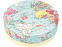 Набор тарелок «Карта мира» с логотипом  заказать по выгодной цене в кибермаркете AvroraStore
