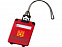 Бирка для багажа Taggy, красный с логотипом  заказать по выгодной цене в кибермаркете AvroraStore