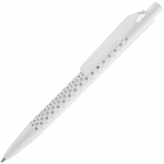Ручка шариковая Prodir QS40 PMP-P Air, белая с логотипом  заказать по выгодной цене в кибермаркете AvroraStore