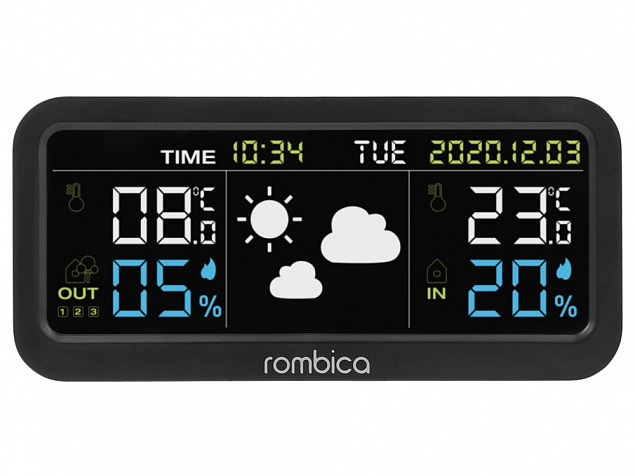 Метеостанция Rombica BoxCast 1 WTS с логотипом  заказать по выгодной цене в кибермаркете AvroraStore