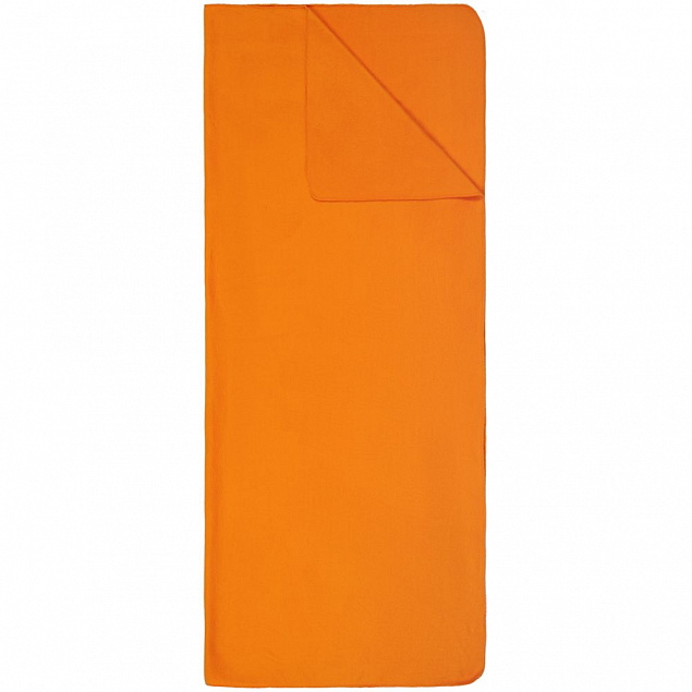 Дорожный плед Pathway, оранжевый с логотипом  заказать по выгодной цене в кибермаркете AvroraStore