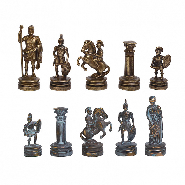 Шахматы "Битва при Коринфе" с логотипом  заказать по выгодной цене в кибермаркете AvroraStore