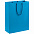 Пакет бумажный Porta XL, голубой с логотипом  заказать по выгодной цене в кибермаркете AvroraStore