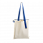 Шопер Superbag (неокрашенный с синим) с логотипом  заказать по выгодной цене в кибермаркете AvroraStore