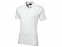 Рубашка поло First мужская, белый с логотипом  заказать по выгодной цене в кибермаркете AvroraStore