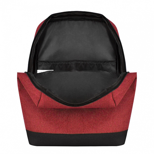 Рюкзак Boom, красный/чёрный, 43 x 30 x 13 см, 100% полиэстер  с логотипом  заказать по выгодной цене в кибермаркете AvroraStore