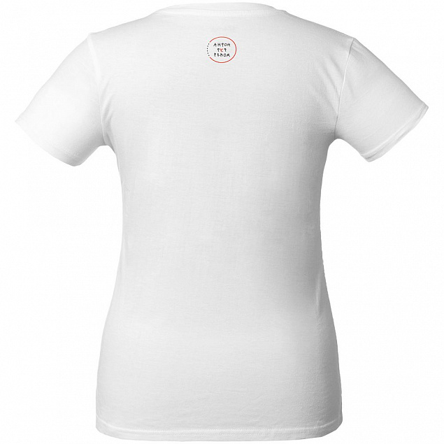 Футболка женская «Давай возьмемся за руки», белая с логотипом  заказать по выгодной цене в кибермаркете AvroraStore