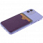 Чехол для карты на телефон Devon, фиолетовый с серым с логотипом  заказать по выгодной цене в кибермаркете AvroraStore