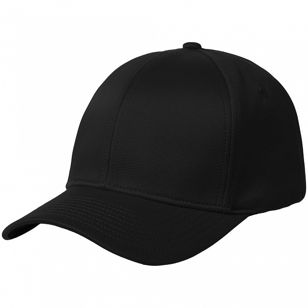 Бейсболка Harris, черная с логотипом  заказать по выгодной цене в кибермаркете AvroraStore