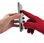 Перчатки для сенсорных экранов  "Снежинка" с логотипом  заказать по выгодной цене в кибермаркете AvroraStore