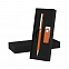 Набор ручка + флеш-карта 16 Гб в футляре, оранжевый, покрытие soft touch с логотипом  заказать по выгодной цене в кибермаркете AvroraStore