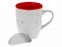 Кружка Пинт, белый/красный с логотипом  заказать по выгодной цене в кибермаркете AvroraStore