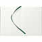 Ежедневник Flat, недатированный, зеленый с логотипом  заказать по выгодной цене в кибермаркете AvroraStore