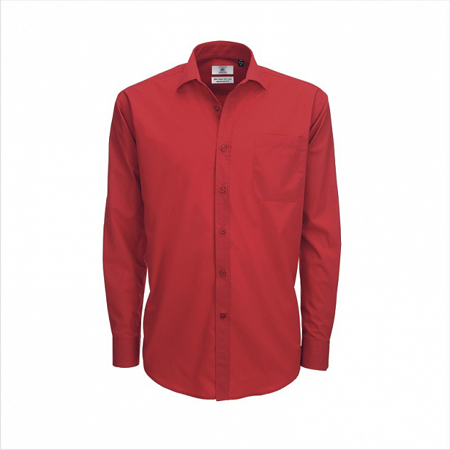 Рубашка мужская с длинным рукавом Smart LSL/men с логотипом  заказать по выгодной цене в кибермаркете AvroraStore