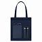 Подарочный набор Medium, синий (шоппер, ежедневник, ручка, термобутылка) с логотипом  заказать по выгодной цене в кибермаркете AvroraStore