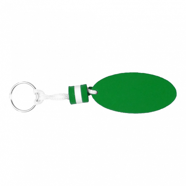 Брелок поплавок  зеленый с логотипом  заказать по выгодной цене в кибермаркете AvroraStore