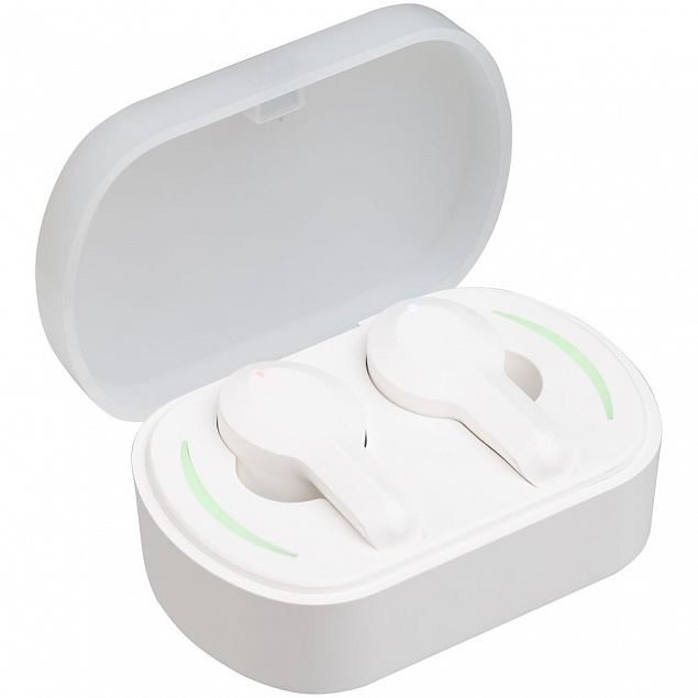 Беспроводные наушники Sonic Sense, белые с логотипом  заказать по выгодной цене в кибермаркете AvroraStore