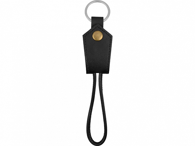 Кабель-брелок USB-MicroUSB «Pelle» с логотипом  заказать по выгодной цене в кибермаркете AvroraStore