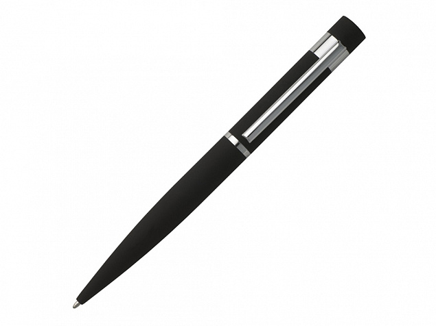 Ручка шариковая Loop Black с логотипом  заказать по выгодной цене в кибермаркете AvroraStore