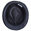 Шляпа Gentleman, черная с черной лентой с логотипом  заказать по выгодной цене в кибермаркете AvroraStore