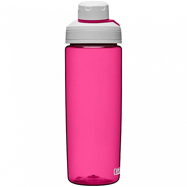 Спортивная бутылка Chute 600, розовая с логотипом  заказать по выгодной цене в кибермаркете AvroraStore