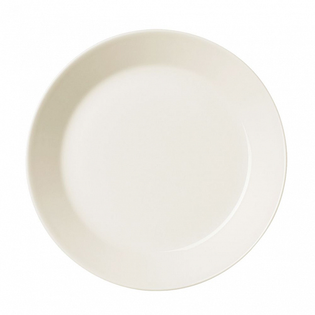 Тарелка Teema, малая, белая с логотипом  заказать по выгодной цене в кибермаркете AvroraStore