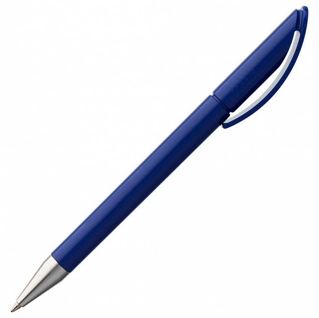 Ручка шариковая Prodir DS3 TPC, синяя с логотипом  заказать по выгодной цене в кибермаркете AvroraStore
