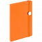 Блокнот Shall Round, оранжевый с логотипом  заказать по выгодной цене в кибермаркете AvroraStore