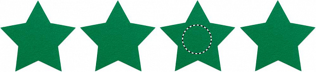 Набор подставок из фетра RPET с логотипом  заказать по выгодной цене в кибермаркете AvroraStore