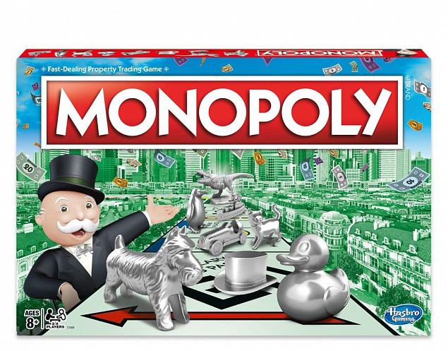 Игра настольная «Классическая Монополия. Обновленная» с логотипом  заказать по выгодной цене в кибермаркете AvroraStore
