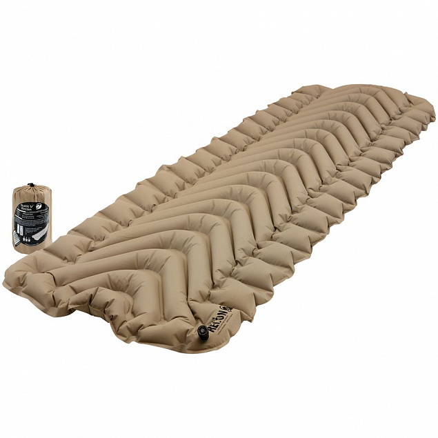 Надувной коврик Static V Recon, песочный с логотипом  заказать по выгодной цене в кибермаркете AvroraStore