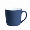 Керамическая кружка Viana, 380 ml, soft-touch, синяя с логотипом  заказать по выгодной цене в кибермаркете AvroraStore