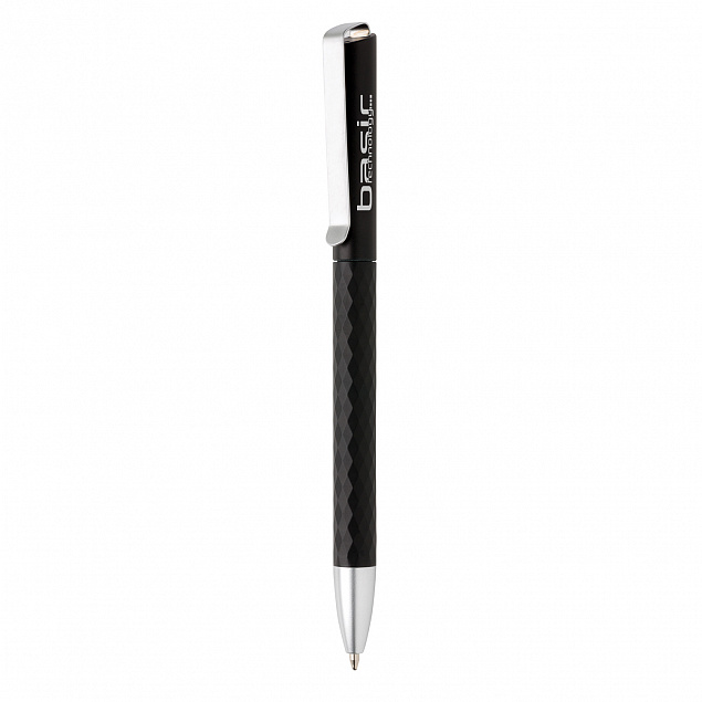 Ручка X3.1, черный с логотипом  заказать по выгодной цене в кибермаркете AvroraStore