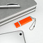 Флешка Profit, 8 Гб, оранжевая с логотипом  заказать по выгодной цене в кибермаркете AvroraStore