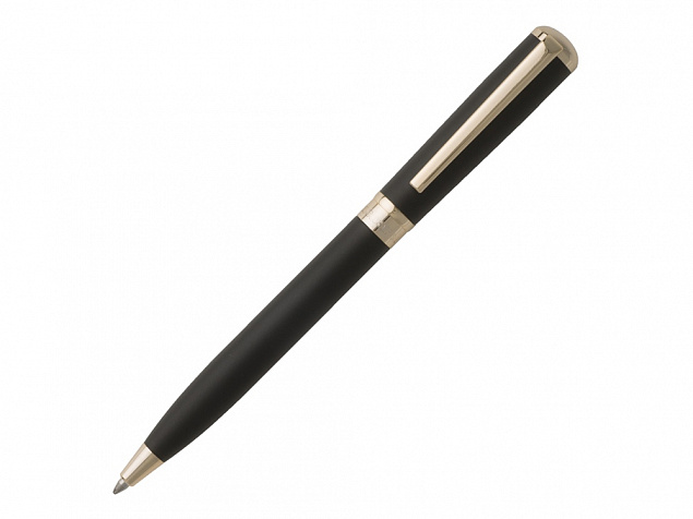 Ручка шариковая Beaubourg Black с логотипом  заказать по выгодной цене в кибермаркете AvroraStore