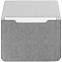 Чехол для ноутбука Nubuk, светло-серый с логотипом  заказать по выгодной цене в кибермаркете AvroraStore