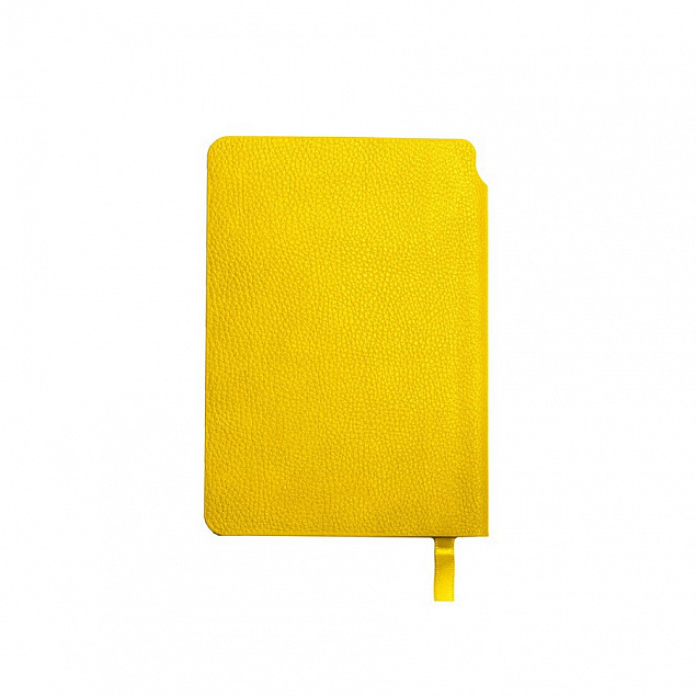 Ежедневник недатированный SALLY, A6, желтый, кремовый блок с логотипом  заказать по выгодной цене в кибермаркете AvroraStore