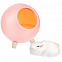 Беспроводная лампа-колонка Right Meow, розовая с логотипом  заказать по выгодной цене в кибермаркете AvroraStore