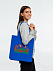 Холщовая сумка Tigerdance, ярко-синяя с логотипом  заказать по выгодной цене в кибермаркете AvroraStore