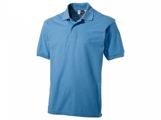 Рубашка поло "Boston" мужская с логотипом  заказать по выгодной цене в кибермаркете AvroraStore